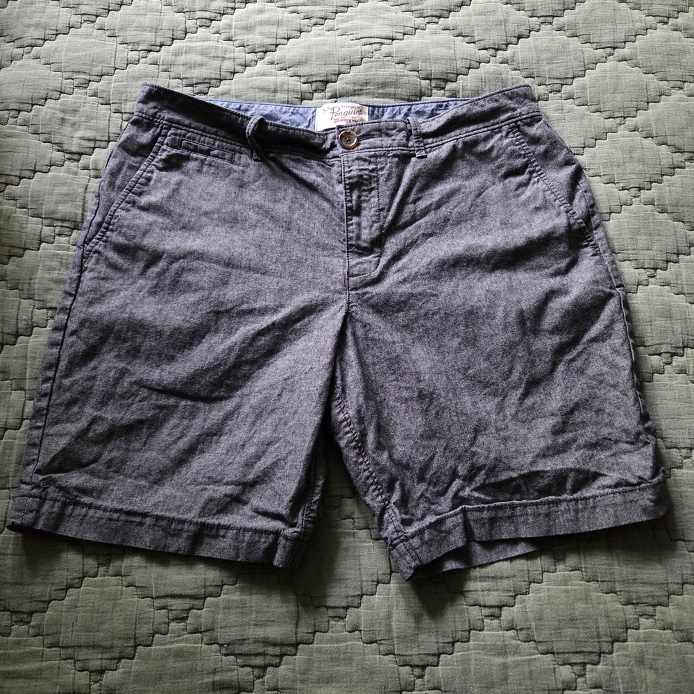 Original Penguin Men's Charcoal Gray Chino Shorts